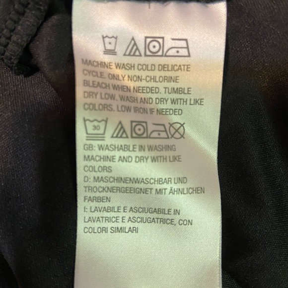 G.I.L.I Got It Love It Pleated A-Line Dress Long Sleeve Sz 6 Black & Red A384609 - Picture 13 of 15